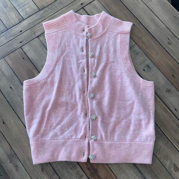 Anthropologie Maeve Button Down Cashmere Sweater - Picture 5 of 10